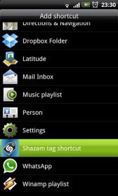 game pic for Shazam tag shortcut